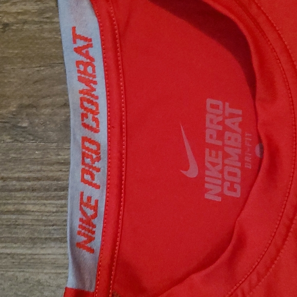 Nike Pro Combat Dri-Fit Compression Short Sleev Shirt Size XL - Picture 10 of 13